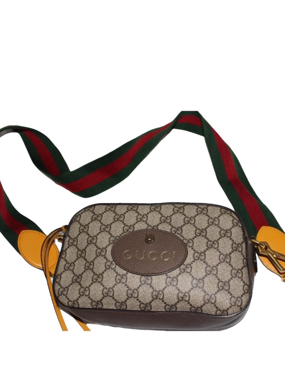 Gucci Yellow Leather Strap with Gold Hardware